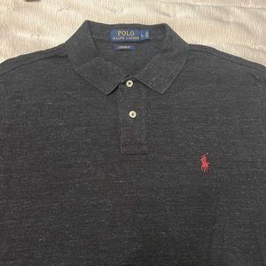 Polo Ralph Lauren
Mesh Polo Shirt - Custom Fit Large Black Marl Heather